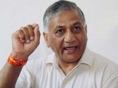 ദളിത് കൂട്ടക്കൊല; വിവാദപരാമര്‍ശത്തില്‍  വി കെ സിങ് മാപ്പു പറഞ്ഞു