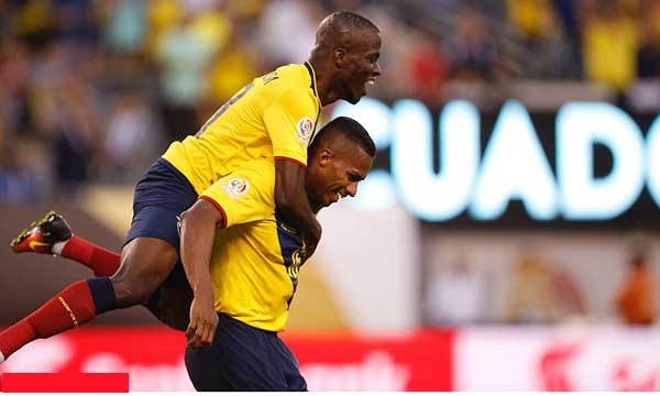 ഹെയ്തിയെ തകര്ത്ത് ഇക്വഡോര് ക്വാര്ട്ടറില് ഹെയ്തിയെ തകര്ത്ത് ഇക്വഡോര് ക്വാര്ട്ടറില്