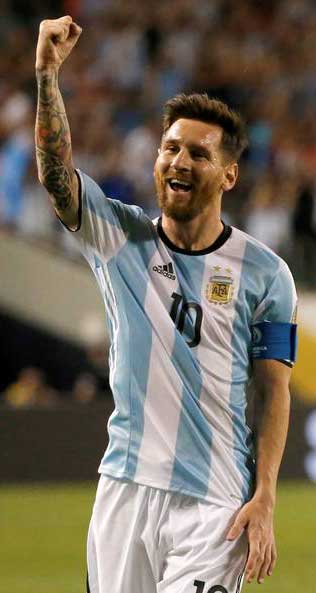 കോപ അമേരിക്ക ഗ്രൂപ്പ് ഡി: മെസ്സി ഹാട്രിക്കില്‍  അര്‍ജന്റീന കസറി