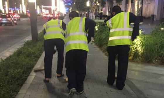 ദുബയില്‍ വാഹനം കൊണ്ട് അഭ്യാസം കാണിച്ചു; ശിക്ഷ പാത വൃത്തിയാക്കല്‍