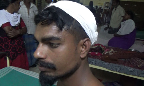 കമ്പിവടിക്ക് അടിയേറ്റ് യുവാവിന് ഗുരുതര പരിക്ക്