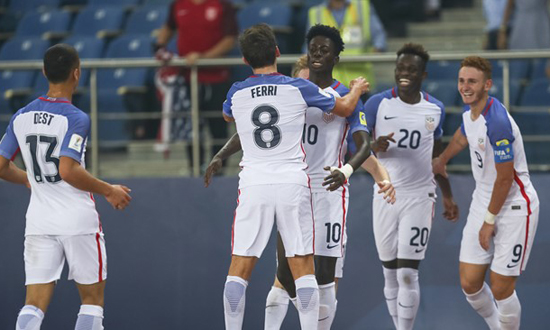 അഞ്ചടിച്ച് യുഎസ്എ ക്വാര്‍ട്ടറില്‍