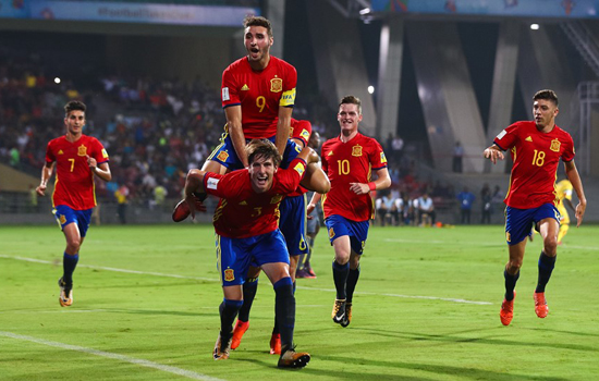 അണ്ടര്‍ 17 ലോകകപ്പില്‍ ഇംഗ്ലണ്ട് - സ്‌പെയിന്‍ ഫൈനല്‍