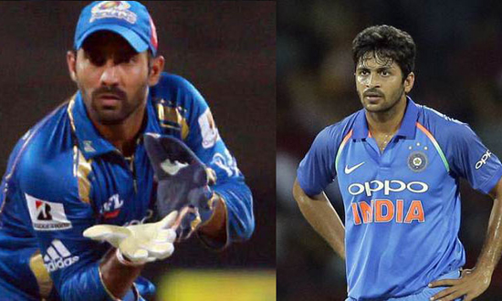 ന്യൂസിലന്‍ഡ് പരമ്പരയ്ക്കുള്ള ഇന്ത്യന്‍ ടീമില്‍ കാര്‍ത്തികും താക്കൂറും; രാഹുല്‍ പുറത്ത്‌