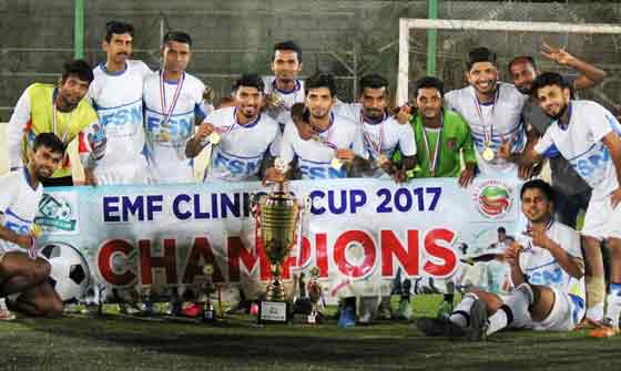 ഇഎംഎഫ് ക്ലിനിക് 9 ഫുട്ബോള് മേള: കിരീടം മലബാര് യുനൈറ്റഡിന് ഇഎംഎഫ് ക്ലിനിക് 9 ഫുട്ബോള് മേള: കിരീടം മലബാര് യുനൈറ്റഡിന്