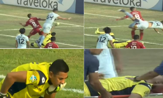 ഗ്രൗണ്ടില്‍ സഹകളിക്കാരനുമായി കൂട്ടിയിടിച്ച് ഗോള്‍കീപ്പര്‍ക്ക് ദാരുണാന്ത്യം