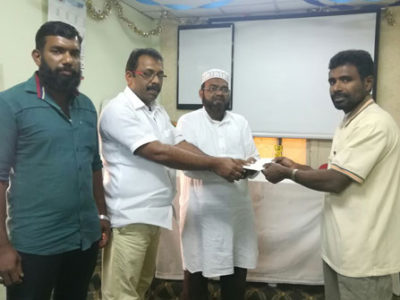 ധനസഹായം കൈമാറി ധനസഹായം കൈമാറി