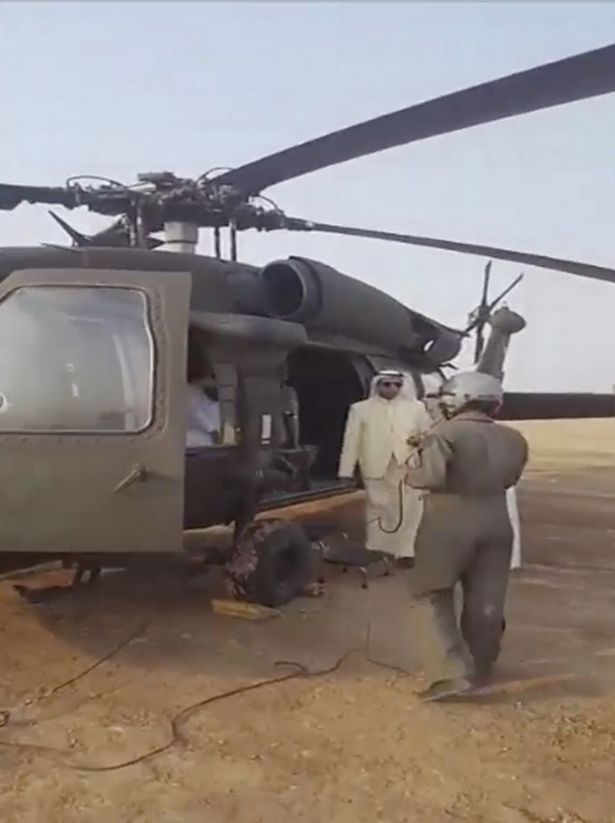 കൊല്ലപ്പെടുന്നതിന് തൊട്ടുമുന്‍പ് സൗദി രാജകുമാരന്‍ ഹെലികോപ്റ്ററില്‍ കയറുന്ന വീഡിയോ ദൃശ്യങ്ങള്‍ പുറത്ത്
