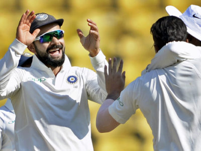 നാഗ്പൂരില് ഇന്ത്യന് വിജയഗാഥ; ലങ്കയെ ഇന്നിങ്സിനും 239 റണ്സിനും തോല്പ്പിച്ചു നാഗ്പൂരില് ഇന്ത്യന് വിജയഗാഥ; ലങ്കയെ ഇന്നിങ്സിനും 239 റണ്സിനും തോല്പ്പിച്ചു