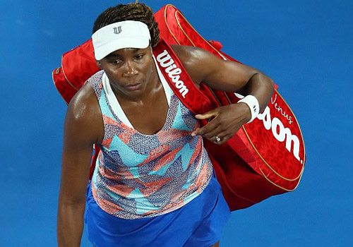 വീനസ് വില്യംസ് ആസ്ത്രേലിയന് ഓപണിന്റെ ആദ്യ റൗണ്ടില് പുറത്ത് വീനസ് വില്യംസ് ആസ്ത്രേലിയന് ഓപണിന്റെ ആദ്യ റൗണ്ടില് പുറത്ത്