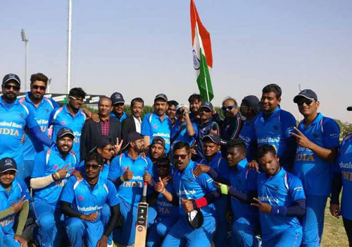 അന്ധ ക്രിക്കറ്റ് ലോകകപ്പ്: പാകിസ്താനെ തകര്‍ത്ത് ഇന്ത്യക്ക് കിരീടം