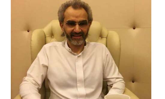 സൗദി കോടീശ്വരന്‍ അല്‍ വലീദ് ബിന്‍ തലാല്‍ തടവു മോചിതനായി