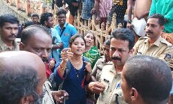 ശബരിമല ദര്‍ശനത്തിനെത്തിയ ആന്ധ്ര യുവതിയെ പോലിസ് മടക്കി അയച്ചു