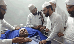 ആര്‍എസ്എസ് ആക്രമണത്തില്‍ പരിക്കേറ്റ കരീം മൗലവിയെ ഇമാംസ് കൗണ്‍സില്‍ നേതാക്കള്‍ സന്ദര്‍ശിച്ചു