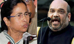 അമിത് ഷായുടെ ഹെലികോപ്റ്ററിന്  പണികൊടുത്ത് മമത