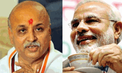 മോദിയുടെ ചായക്കടക്കാരന്‍ പ്രതിച്ഛായ സഹതാപം തട്ടാനുള്ള നാടകമെന്ന് തൊഗാഡിയ