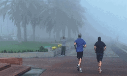 2 ഡിഗ്രി സെല്‍ഷ്യസ്;  തണുത്ത് വിറച്ച് ഖത്തര്‍