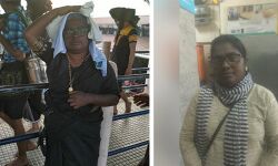 ശബരിമല ദര്‍ശനം നടത്തിയ ചാത്തനൂര്‍  സ്വദേശി മഞ്ജുവിനെതിരേ കല്ലേറ്