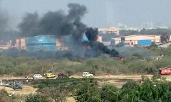 വ്യോമസേന യുദ്ധ വിമാനം തകര്‍ന്ന് പൈലറ്റ് മരിച്ചു