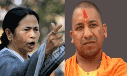 ബംഗാളില്‍ യോഗിയുടെ ഹെലികോപ്ടര്‍ തടഞ്ഞ് മമത;  പ്രസംഗം ഫോണ്‍വിളിയില്‍ ഒതുക്കി യോഗി