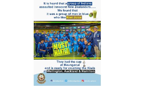 ട്രോളിനു മറുട്രോള്‍; ന്യൂസിലന്റ് പോലിസിനെയും വിടാതെ കേരളാ പോലിസ്