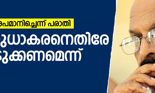സ്ത്രീത്വത്തെ അപമാനിച്ചെന്ന് പരാതി; മന്ത്രി ജി സുധാകരനെതിരേ കേസെടുക്കാന്‍ ഉത്തരവ്