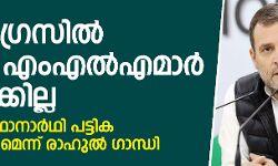 കോണ്ഗ്രസില് സിറ്റിങ് എംഎല്എമാര് ലോക്സഭയിലേക്ക് മത്സരിക്കില്ല കോണ്ഗ്രസില് സിറ്റിങ് എംഎല്എമാര് ലോക്സഭയിലേക്ക് മത്സരിക്കില്ല