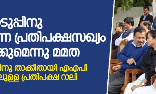 ലോക്‌സഭാ തിരഞ്ഞെടുപ്പിനു മുമ്പു തന്നെ പ്രതിപക്ഷ സഖ്യം രൂപീകരിക്കുമെന്നു മമത