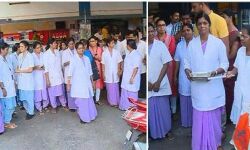 മാനസിക പീഡനം: ഡോക്ടറെ സ്ഥലം മാറ്റും; കോട്ടയത്ത് നഴ്സുമാര് പണിമുടക്ക് അവസാനിപ്പിച്ചു മാനസിക പീഡനം: ഡോക്ടറെ സ്ഥലം മാറ്റും; കോട്ടയത്ത് നഴ്സുമാര് പണിമുടക്ക് അവസാനിപ്പിച്ചു