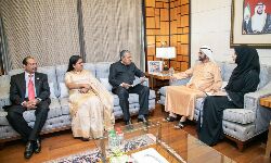 ശൈഖ് മുഹമ്മദുമായി മുഖ്യമന്ത്രി കൂടിക്കാഴ്ച നടത്തി