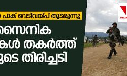 ജമ്മുകശ്മീരില്‍ പാക് വെടിവയ്പ് തുടരുന്നു;  അഞ്ച് സൈനിക പോസ്റ്റുകള്‍ തകര്‍ത്ത് ഇന്ത്യയുടെ തിരിച്ചടി