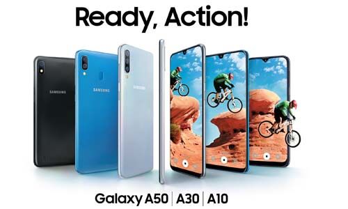 A50, A30, A 10 മോഡലുകളുമായി സാംസങ് ഗാലക്സി A50, A30, A 10 മോഡലുകളുമായി സാംസങ് ഗാലക്സി
