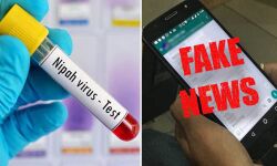 കോട്ടയത്ത് നിപ വൈറസ് ബാധിച്ച് രണ്ടുപേര്‍ ചികില്‍സയിലെന്ന് വ്യാജപ്രചാരണം