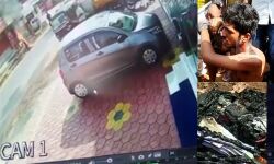 വിവാഹാഭ്യര്‍ഥന നിരസിച്ചതിന് പെണ്‍കുട്ടിയെ തീക്കൊളുത്തി;    സിസിടിവി ദൃശ്യങ്ങള്‍ പുറത്ത്