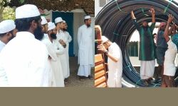 പ്രളയബാധിതര്‍ക്ക് ഇമാമുമാരുടെ കൈത്താങ്ങ്;    കുടിവെള്ള പദ്ധതിക്കായി പൈപ്പുകള്‍ വിതരണം നടത്തി