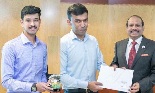 ഷാര്ജയില് കവര്ച്ചക്കാരെ പ്രതിരോധിച്ച ലുലു ജീവനക്കാര്ക്ക് പ്രൊമോഷനും പാരിതോഷികവും ഷാര്ജയില് കവര്ച്ചക്കാരെ പ്രതിരോധിച്ച ലുലു ജീവനക്കാര്ക്ക് പ്രൊമോഷനും പാരിതോഷികവും