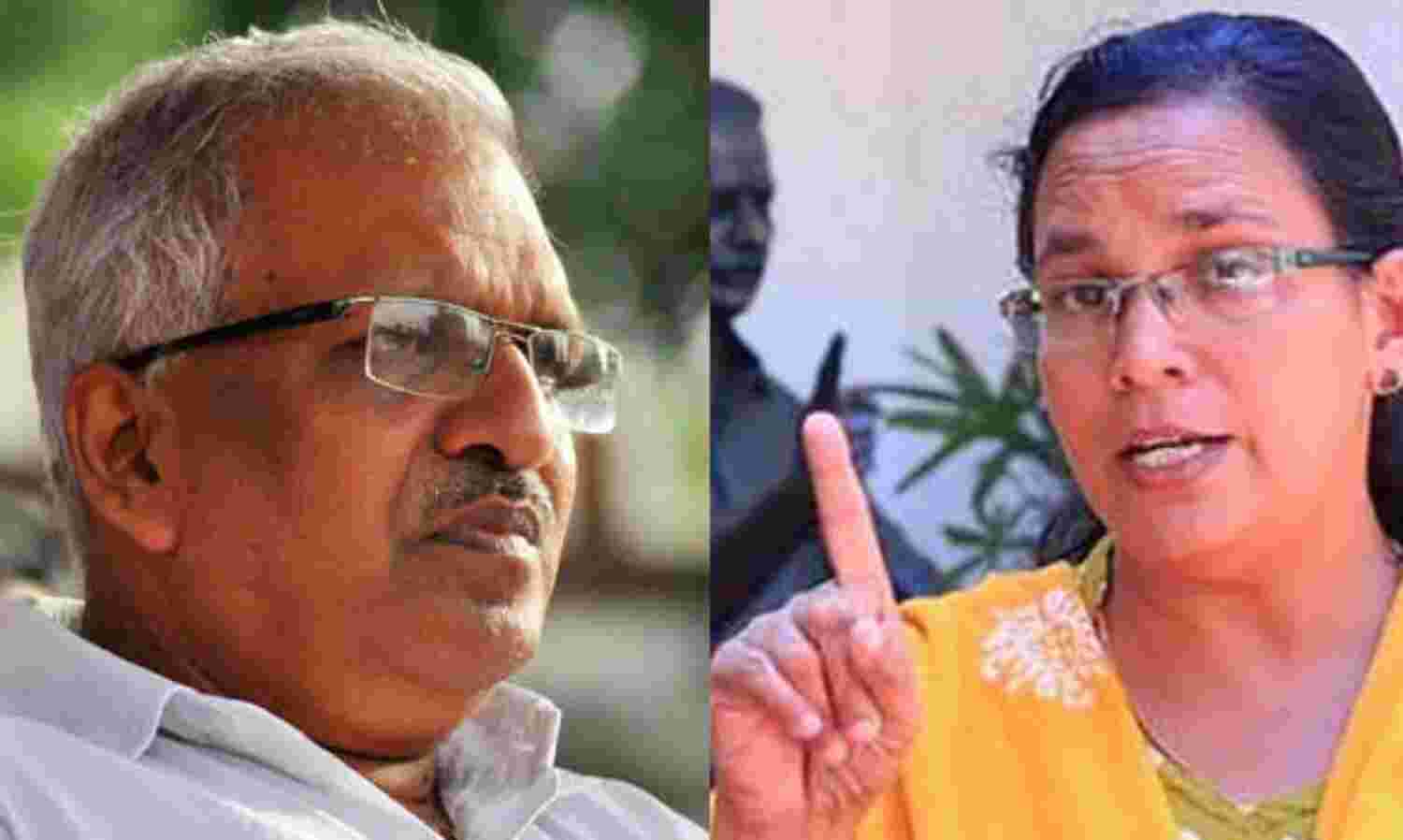 ജയരാജനെതിരായ പരാമര്ശം: കെ കെ രമ തിരഞ്ഞെടുപ്പ് കമ്മീഷനു മുന്നില് ഹാജരായി ജയരാജനെതിരായ പരാമര്ശം: കെ കെ രമ തിരഞ്ഞെടുപ്പ് കമ്മീഷനു മുന്നില് ഹാജരായി