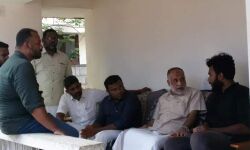 ന്യൂസിലന്‍ഡ് വെടിവയ്പ്:  ആന്‍സിയുടെ വീട് നാസറുദ്ദീന്‍ എളമരം സന്ദര്‍ശിച്ചു