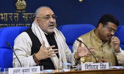 അമിത് ഷാ കണ്ണുരുട്ടി;  കനയ്യക്കെതിരേ ഗിരിരാജ് സിങ് തന്നെ മല്‍സരിക്കും