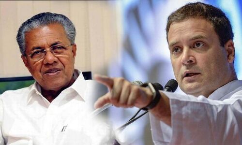 രാഹുലിന്റെ വയനാട്ടിലെ സ്ഥാനാര്‍ത്ഥിത്വം:  ഇടതുപക്ഷത്തിനെതിരേയുള്ള മല്‍സരമെന്ന് പിണറായി