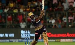 ഐപിഎല്‍; റസ്സല്‍ കൊടുങ്കാറ്റില്‍ ബാംഗ്ലൂരിന് അഞ്ചാം തോല്‍വി