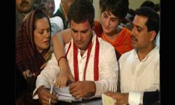 രാഹുല്‍ ഗാന്ധി അമേഥിയില്‍ പത്രിക സമര്‍പ്പിച്ചു