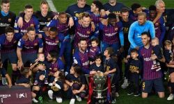 സ്പാനിഷ് ലീഗ് കിരീടത്തില്‍ വീണ്ടും മുത്തമിട്ട് ബാഴ്‌സലോണ