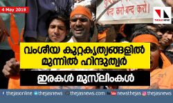 വംശീയ കുറ്റകൃത്യങ്ങളില്‍ മുന്നില്‍ ഹിന്ദുത്വര്‍;   ഇരകള്‍ മുസ്‌ലിംകള്‍