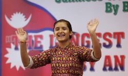 തുടര്‍ച്ചയായി നൃത്തം ചെയ്ത് ഗിന്നസ് ബുക്കില്‍ ഇടംപിടിച്ച് നേപ്പാളി പെണ്‍കുട്ടി