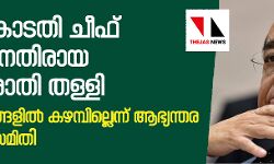 ആരോപണങ്ങളില്‍ കഴമ്പില്ലെന്ന് മൂന്നംഗ സമിതി; സുപ്രിംകോടതി ചീഫ് ജസ്റ്റിസിനെതിരായ പീഡനപരാതി തള്ളി