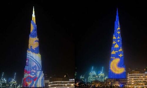 റമദാനില്‍ പ്രത്യേക പ്രദര്‍ശനമൊരുക്കി ബുര്‍ജ് ഖലീഫ