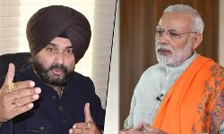 മോദി പണിയെടുക്കാതെ വള കിലുക്കുക  മാത്രം ചെയ്യുന്ന വധുവിനെ പോലെയെന്ന് സിദ്ദു