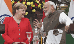 ഇന്ത്യയും ജര്‍മ്മനിയും 17 കരാറുകളില്‍ ഒപ്പുവച്ചു