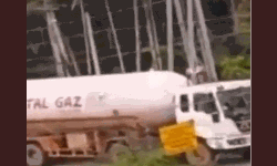 മംഗളൂരു-ബാംഗ്ലൂര്‍ ദേശീയപാതയില്‍ ഗ്യാസ് ടാങ്കറില്‍ ചോര്‍ച്ച